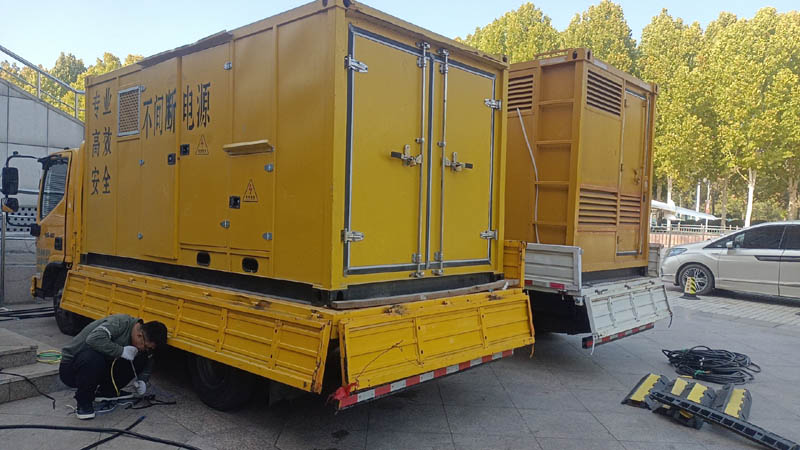 乐业柴油发电机组和UPS电源配合使用时的注意事项